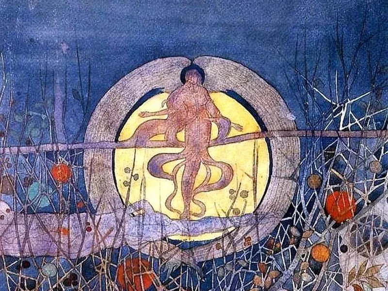 1868-Charles Rennie Mackintosh - La luna del raccolto, 1892